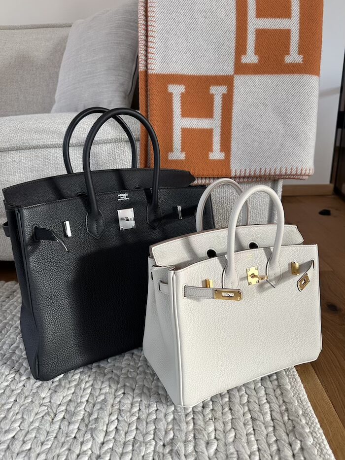 Hermès Birkin 35 Black Togo Palladium Hardware